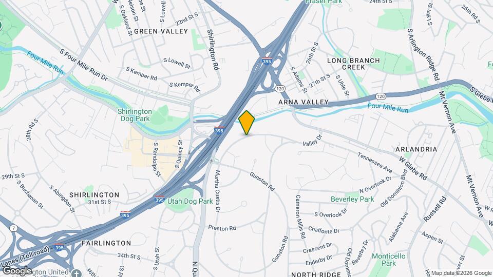 1312 Martha Custis Dr Map and Location Details