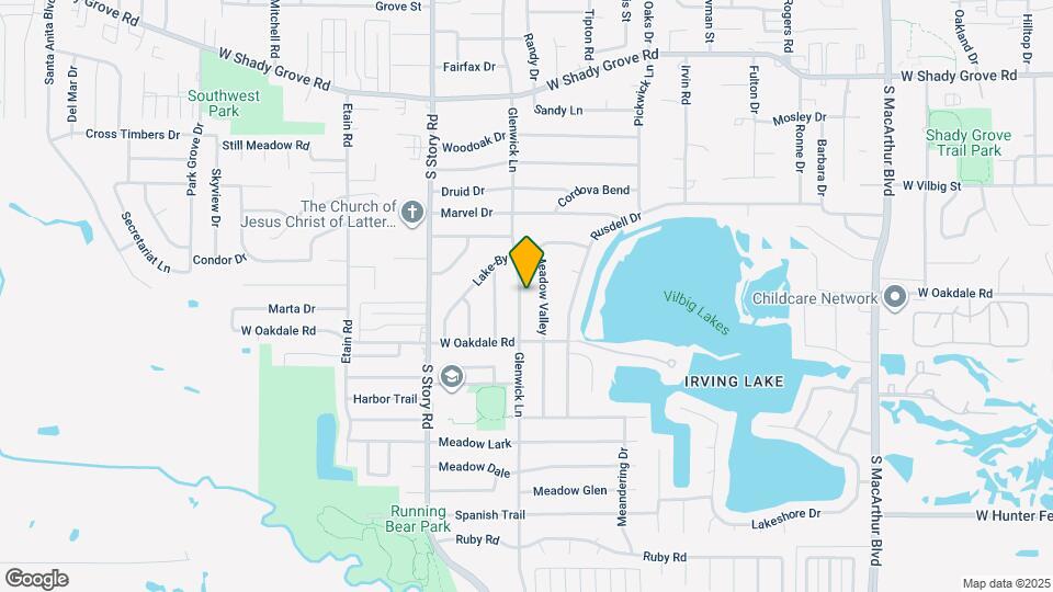 1710 Glenwick Ln Mapa y Detalles de la Ubicación