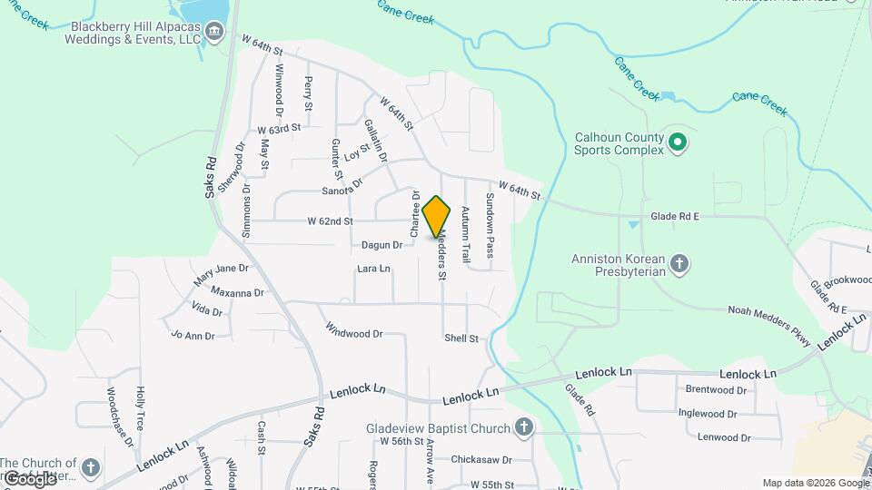 5918 Medders St Map and Location Details