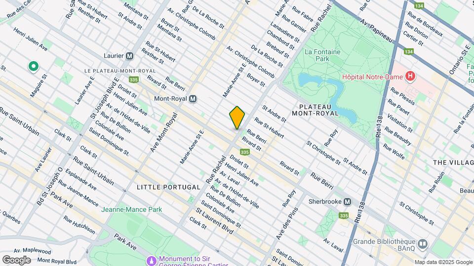 4205 Rivard St Map and Location Details