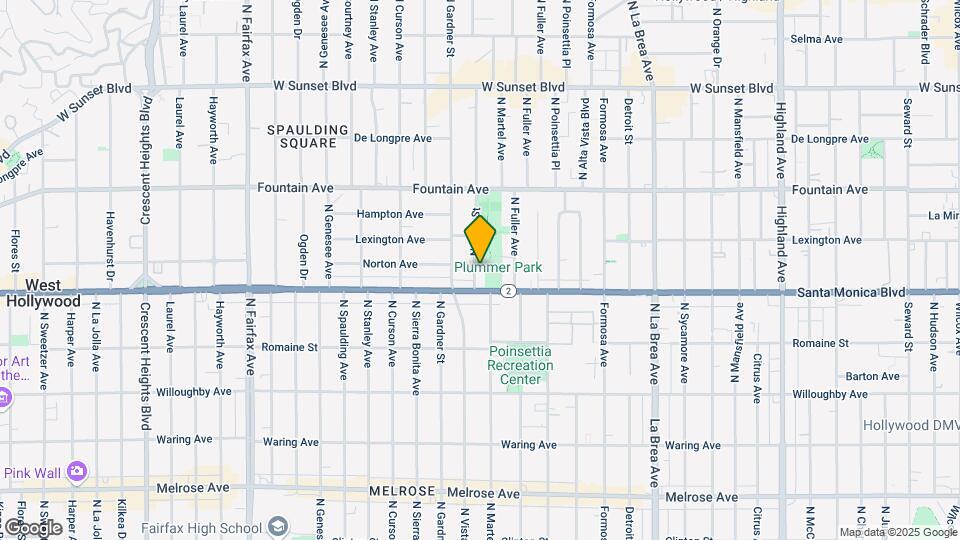 1120 N Vista St Mapa y Detalles de la Ubicación
