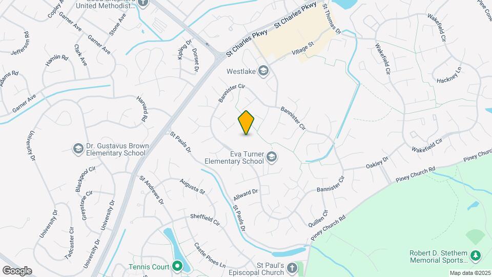 1722 Brightwell Ct Map and Location Details