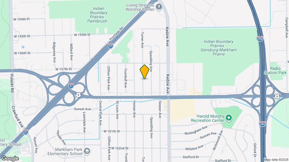 15801 Turner Ave Map and Location Details