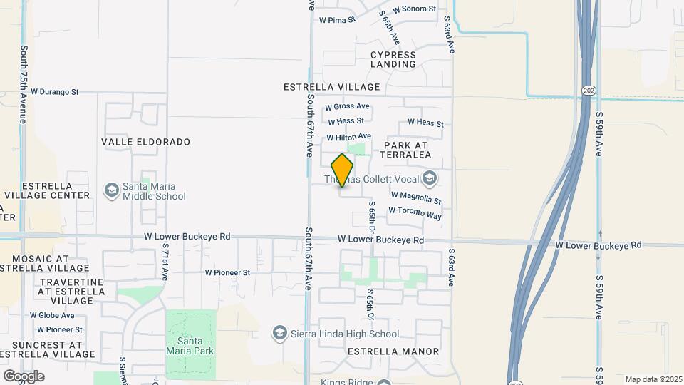 6608 W Magnolia St Map and Location Details