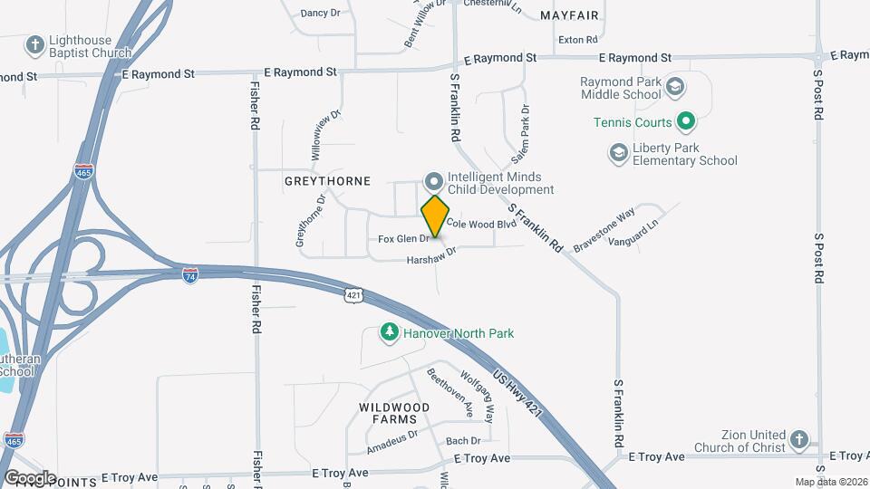 2526 Copper Hill Dr Map and Location Details