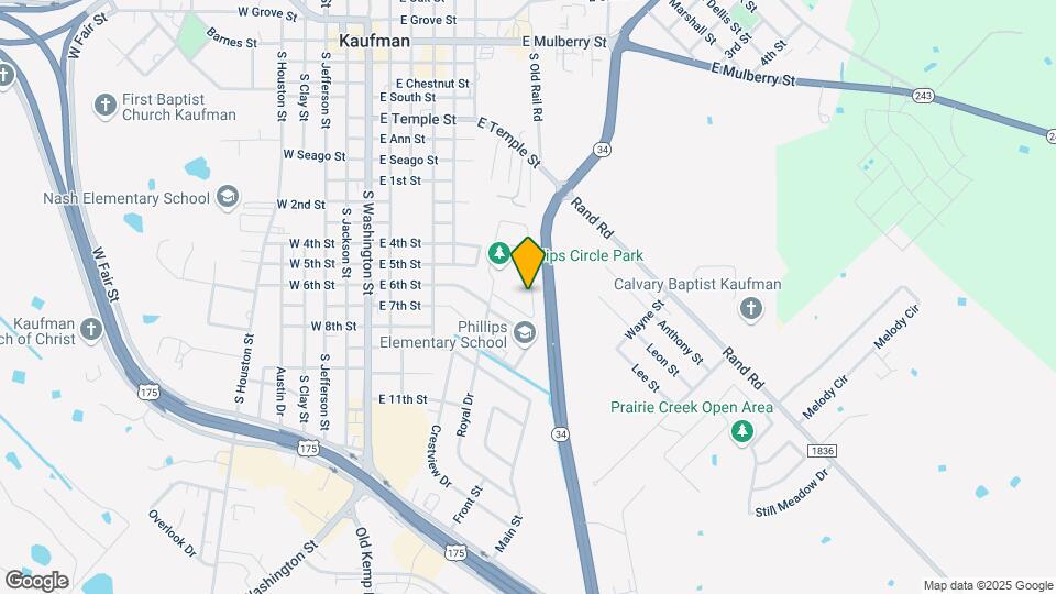 1102 Phillips Cir Map and Location Details