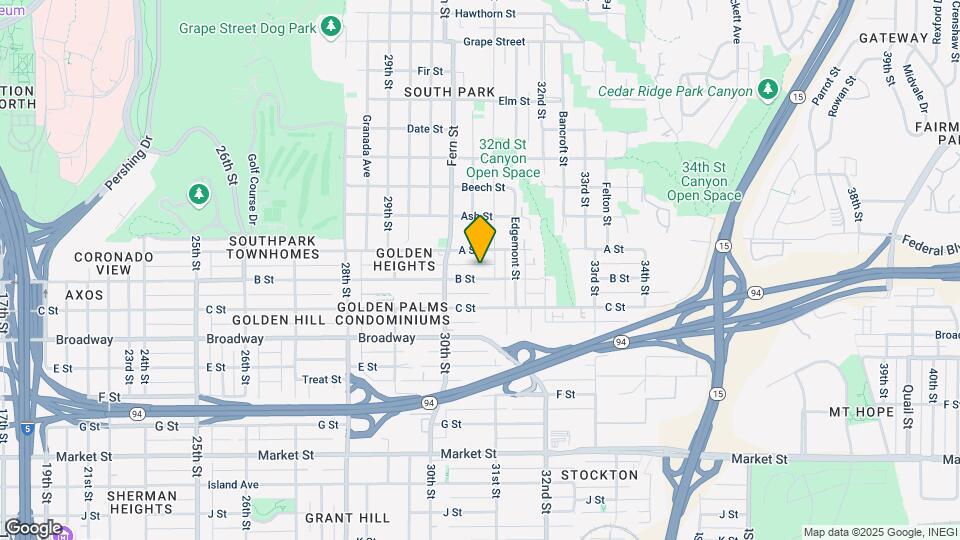 3060 B St Map and Location Details