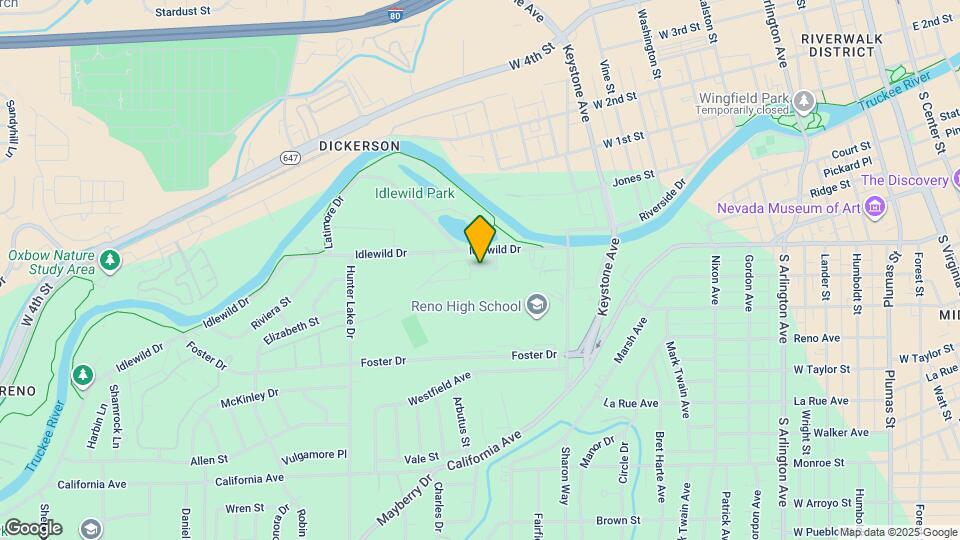 1450 Idlewild Dr Map and Location Details