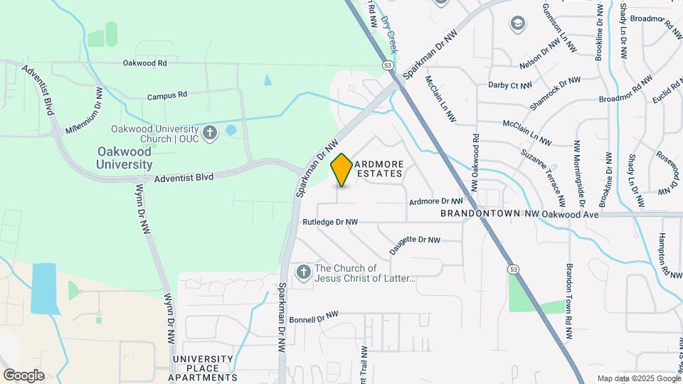 4711 Whitehall Dr NW Map and Location Details