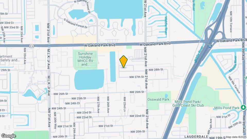 2343 NW 28th St Map and Location Details