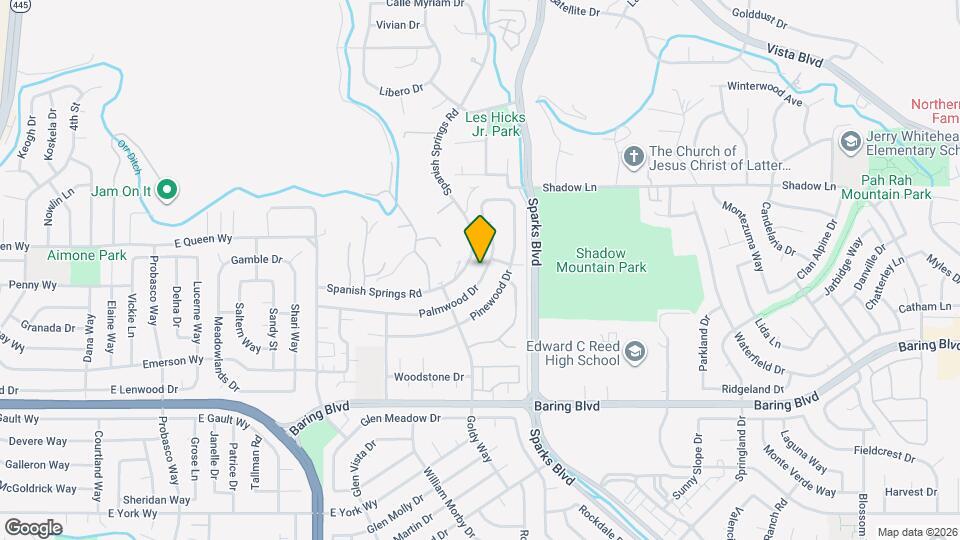 1076 Palmwood Dr Map and Location Details