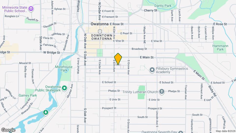 213 E Mill St, Unit Apartment A Map and Location Details