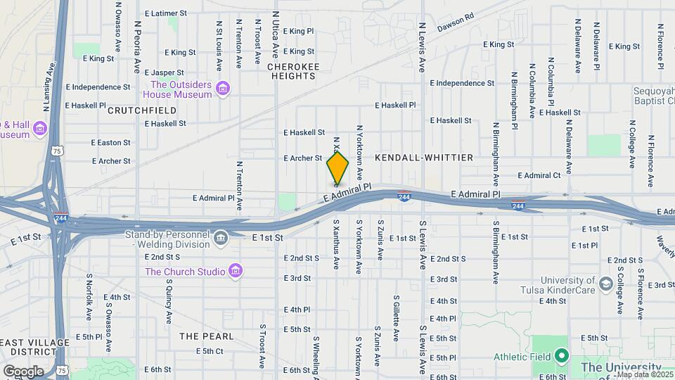 105 N Xanthus Ave Mapa y Detalles de la Ubicación