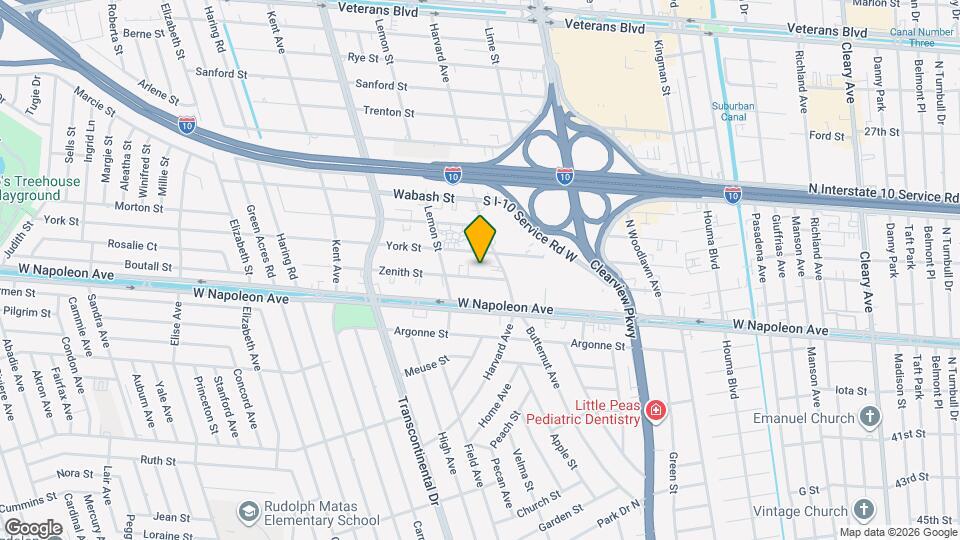 4821 Zenith St Map and Location Details