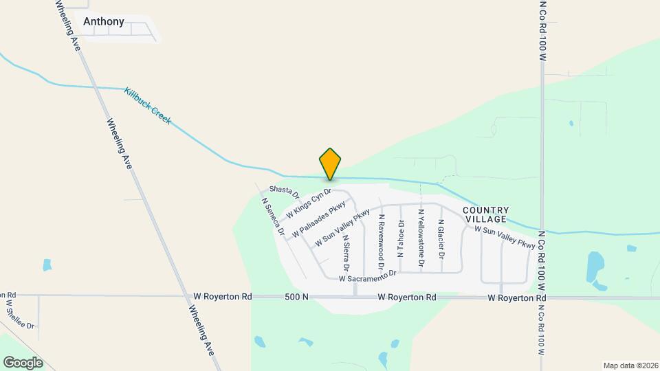 2618 W Kings Cyn Dr Map and Location Details