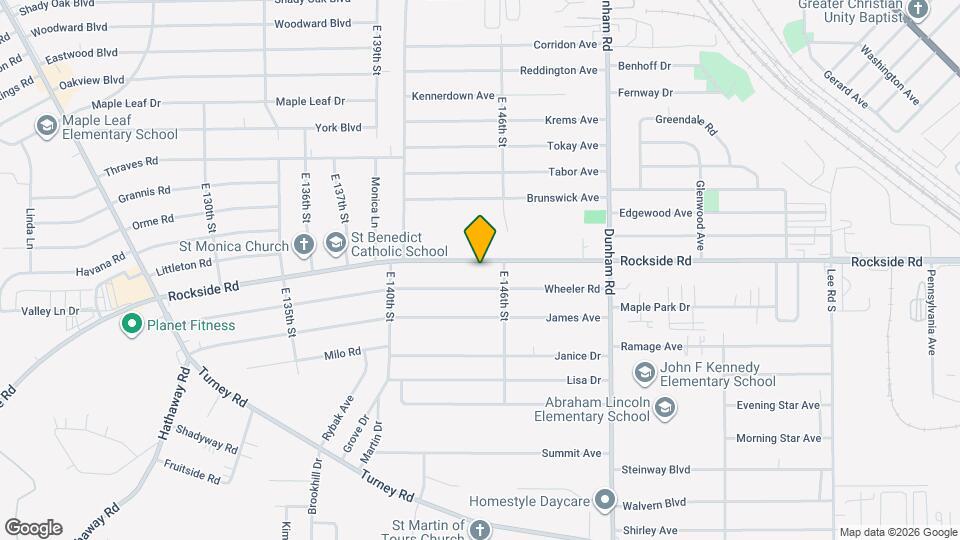 14412 Rockside Rd Map and Location Details