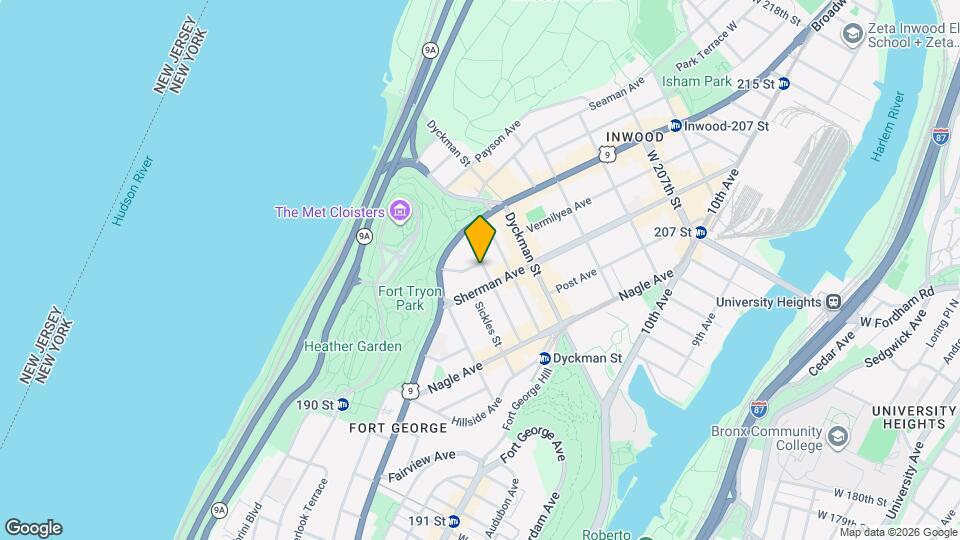80 Arden St, Unit 6B Mapa y Detalles de la Ubicación