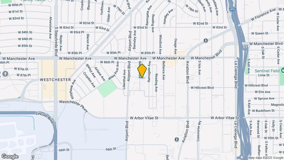 8734 Belford Ave Map and Location Details