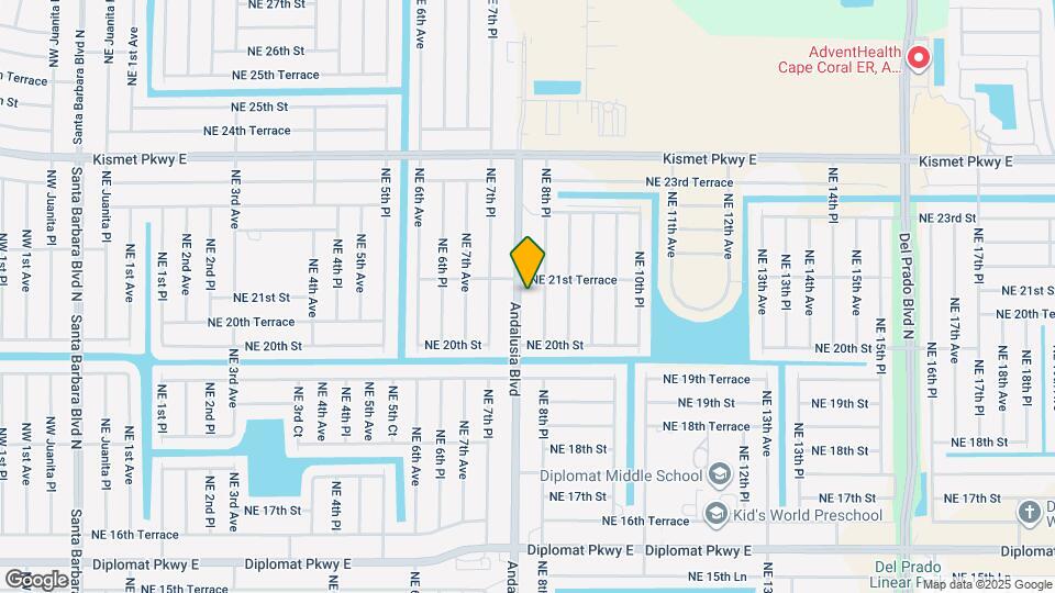 2103 Andalusia Blvd Map and Location Details