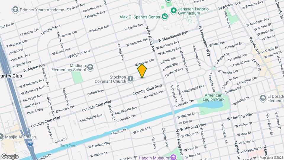 1602 Oxford Way Map and Location Details