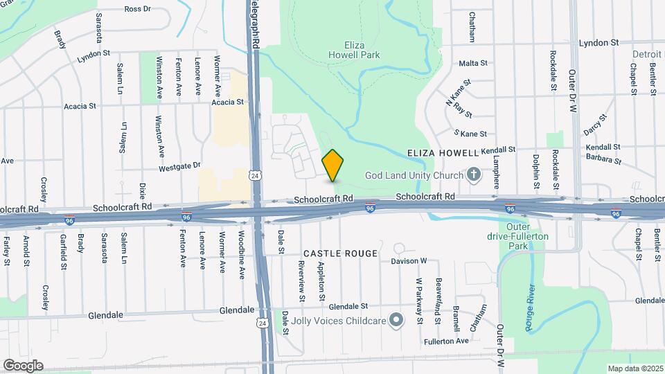 23602 Schoolcraft Rd Map and Location Details