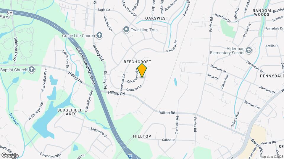 4700 Chaucer Dr Map and Location Details