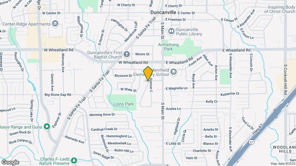 831 Southloop Dr Map and Location Details