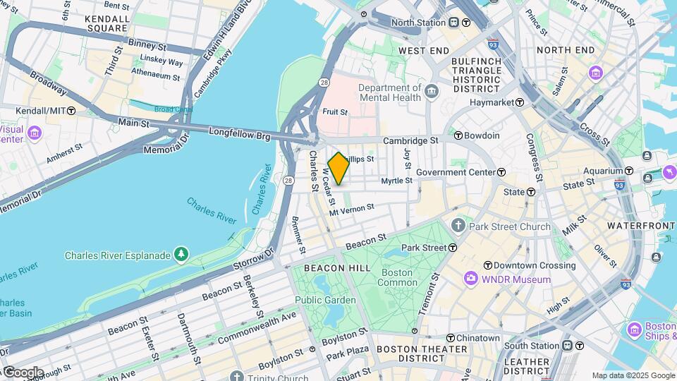 95 Pinckney St, Unit 4-1 Mapa y Detalles de la Ubicación
