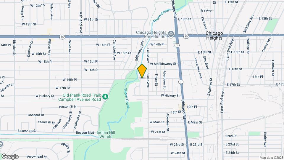1631 Buena Vista Ave Mapa y Detalles de la Ubicación