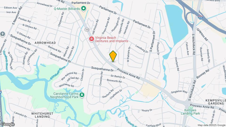 5376 Princess Anne Rd Mapa y Detalles de la Ubicación