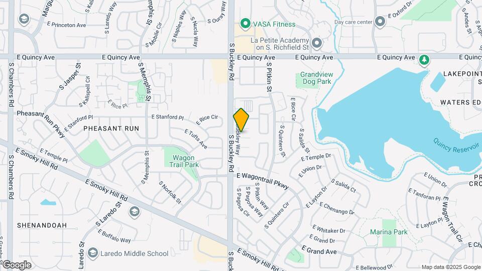 4572 S Buckley Way Map and Location Details