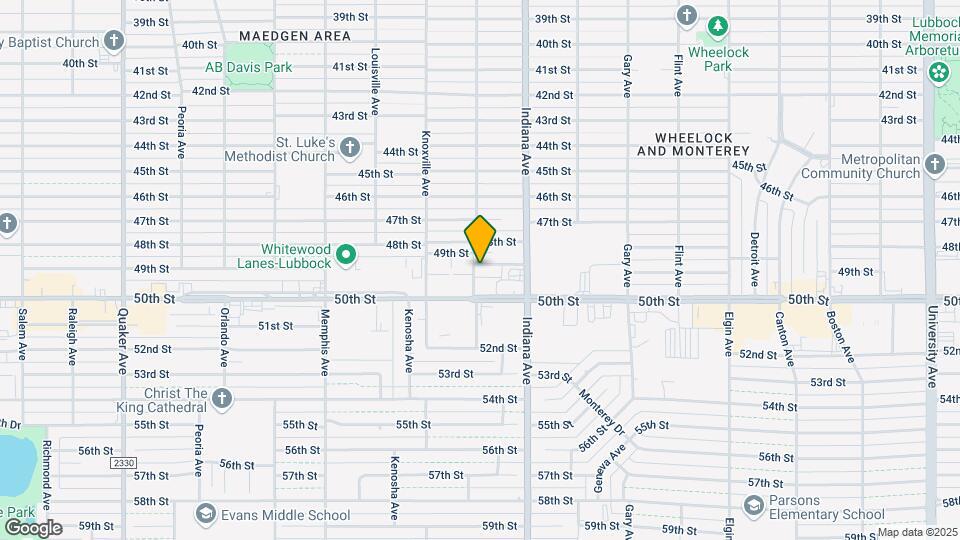 3421 49th St Map and Location Details