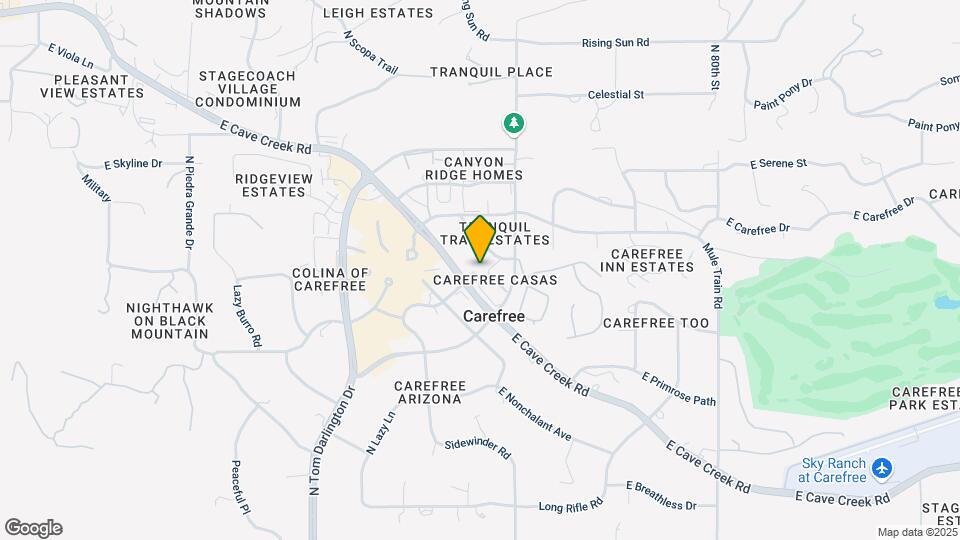 7440 E Cave Creek Rd Map and Location Details