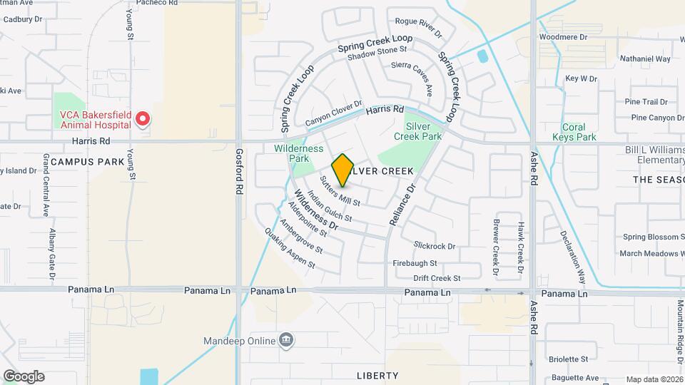 7508 Sutters Mill St Map and Location Details