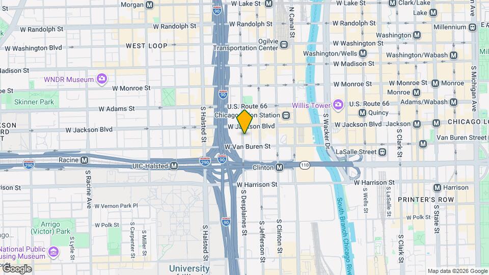 329 N Desplaines St Map and Location Details