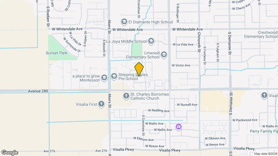 4905 W Hemlock Ave Map and Location Details