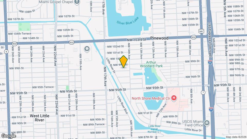 1447 NW 98th St Map and Location Details
