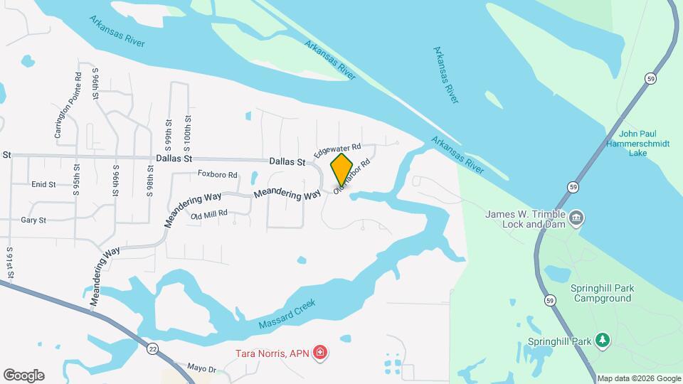 10708 Old Harbor Rd Map and Location Details