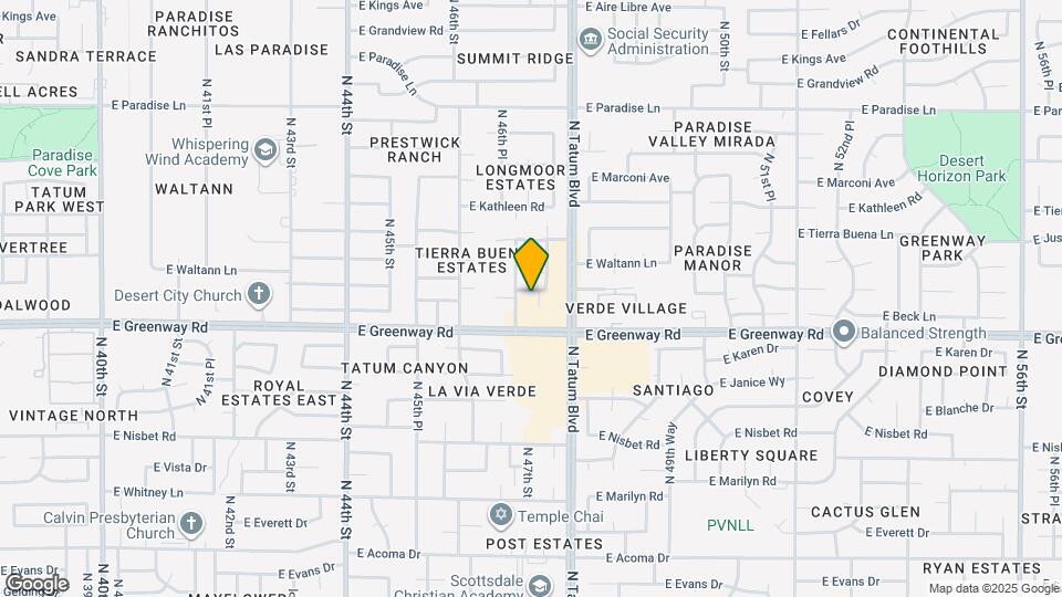 4717 E Betty Elyse Ln Map and Location Details