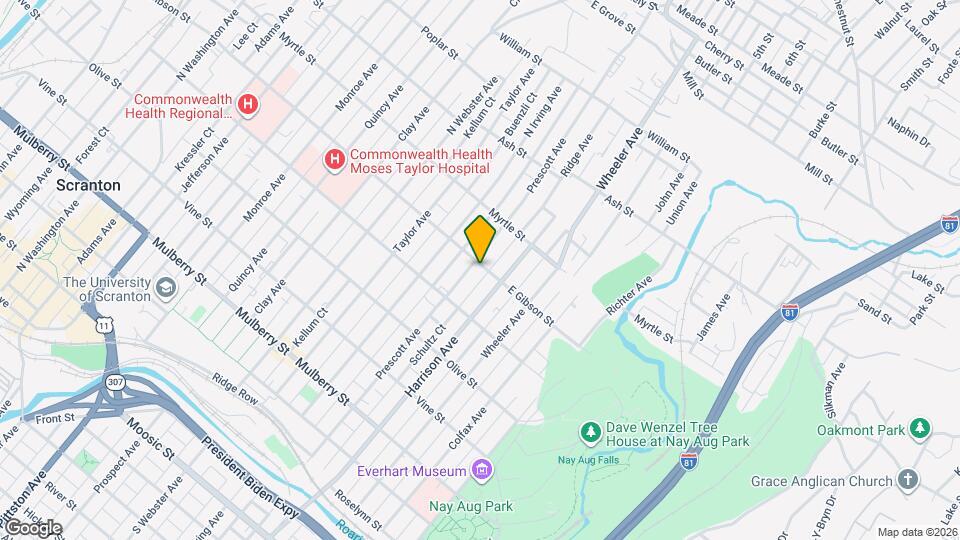 1506-1510 E Gibson St Map and Location Details