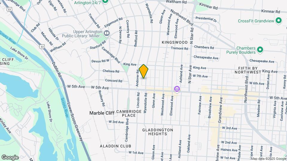 1649-1653 Wyandotte Rd Map and Location Details