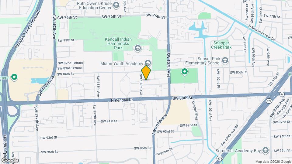 8545 SW 109th Ave Map and Location Details