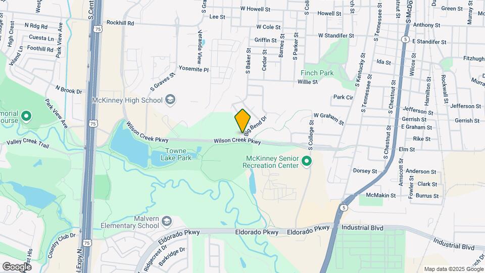 1224 Big Bend Dr Map and Location Details
