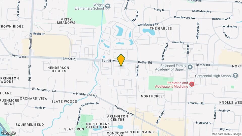 2265 Hedgerow Road Map and Location Details