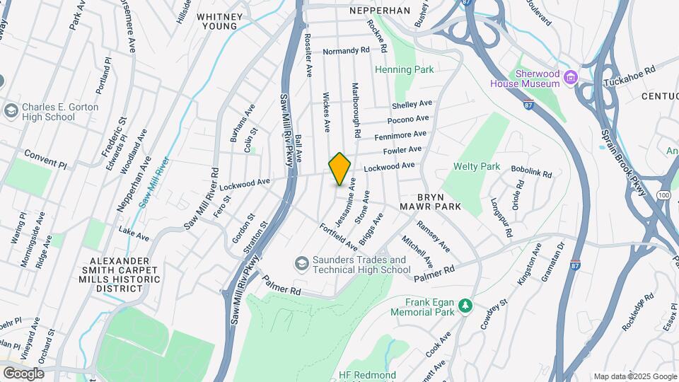 332 Glenhill Ave-Unit -1R Map and Location Details