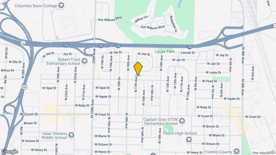 1555 W Pearl St Map and Location Details