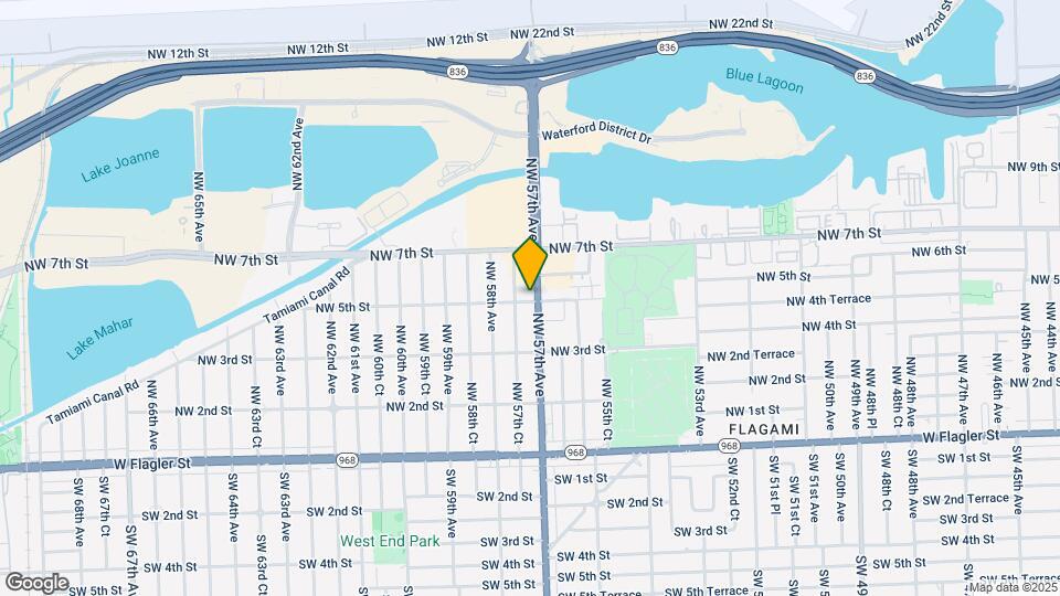 5707 NW 5th St Map and Location Details