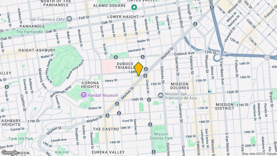 2156 Market St Map and Location Details