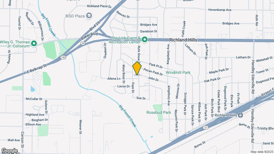 3001 Rufe Snow Dr Map and Location Details