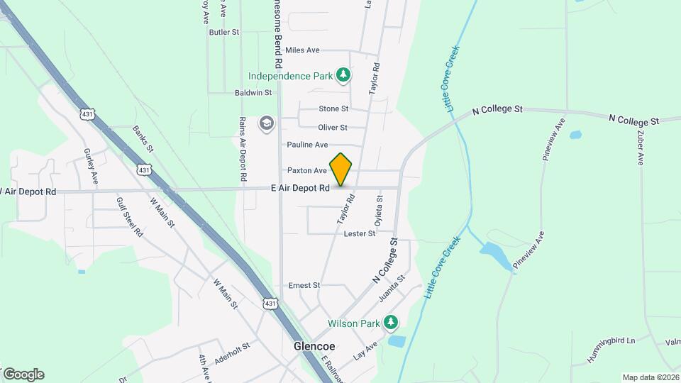 424 E Air Depot Rd Map and Location Details